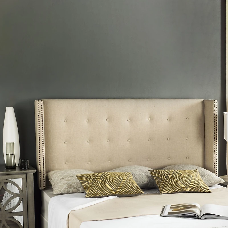 Keegan Linen Upholstered Headboard