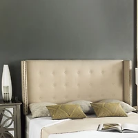 Keegan Linen Upholstered Headboard