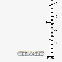 (H-I / I1) Womens 3MM 1 CT. T.W. Lab Grown White Diamond 10K Gold Wedding Band