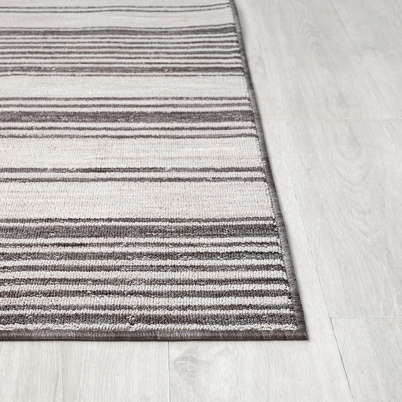 Winona Multi Stripe PET Yarn Indoor Outdoor Rectangular Area Rug