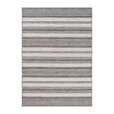 Winona Multi Stripe PET Yarn Indoor Outdoor Rectangular Area Rug