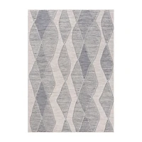 Winona Geometric PET Yarn Indoor Outdoor Rectangular Area Rug