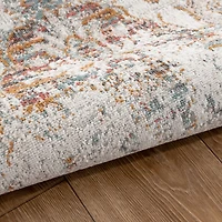Anica Traditional Eclectic Ikat Indoor Outdoor Rectangular Area Rug