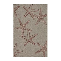 Celeste Starfish Indoor Outdoor Rectangular Area Rug
