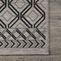 Reese Geometric Daze Indoor Outdoor Rectangular Area Rug 