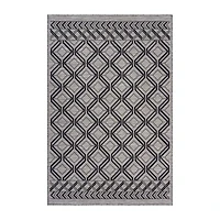 Reese Geometric Daze Indoor Outdoor Rectangular Area Rug 