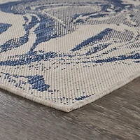 Samantha Abstract Oasis Indoor Outdoor Rectangular Area Rug