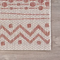 Sylvestra Collective Adornment Indoor Outdoor Rectangular Area Rug