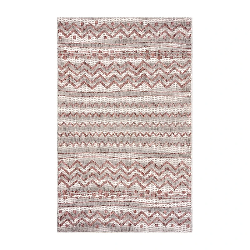 Sylvestra Collective Adornment Indoor Outdoor Rectangular Area Rug
