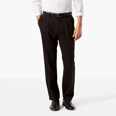 Dockers Easy Khaki With Stretch Mens COMFORT WAISTBAND Classic Fit Pleated Pant