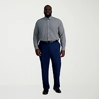Haggar Smart Wash Big and Tall Mens Classic Fit Easy Care Long Sleeve Dress Shirt