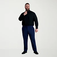 Haggar Premium Comfort Big and Tall Mens Classic Fit Easy Care Stretch Fabric Long Sleeve Dress Shirt