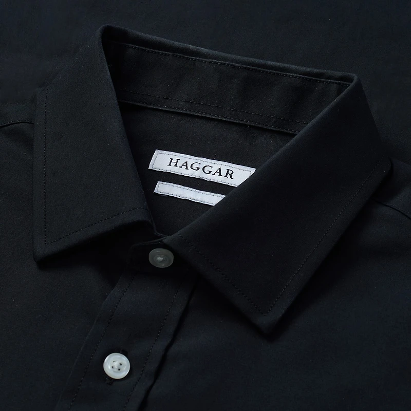 Haggar Premium Comfort Big and Tall Mens Classic Fit Easy Care Stretch Fabric Long Sleeve Dress Shirt