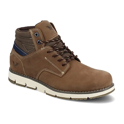 Territory Mens Ty Bridger Flat Heel Lace-Up Boots