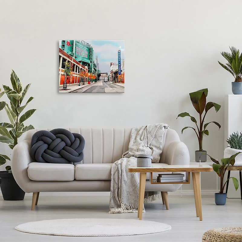 Stupell Industries Fenway Park Boston Cityscape Canvas Art