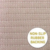 Sweet Home Collection™ Pinstripe U Shaped Memory Foam 17" x 16" Chair Cushions