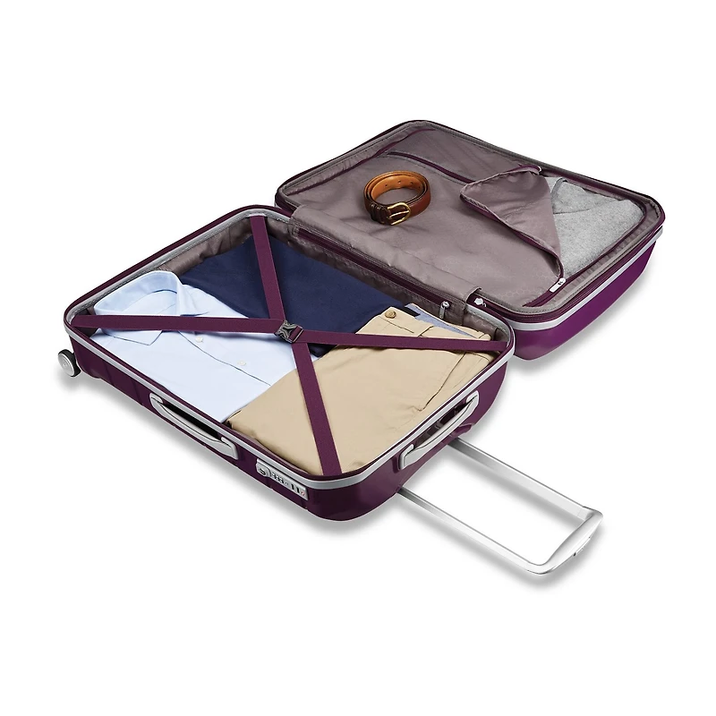 Samsonite Freeform 24 Inch Hardside Expandable Checked Spinner Luggage