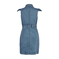 Speechless Big Kid Girls Short Sleeve Shirt Dress