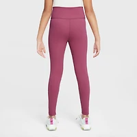 Nike Dri-Fit One Big Kid Girls High Rise Knit Active Full Length Leggings