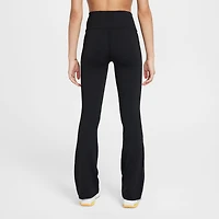 Nike Dri-Fit One Big Kid Girls High Rise Knit Active Flare Full Length Leggings
