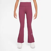 Nike Dri-Fit One Big Kid Girls High Rise Knit Active Flare Full Length Leggings