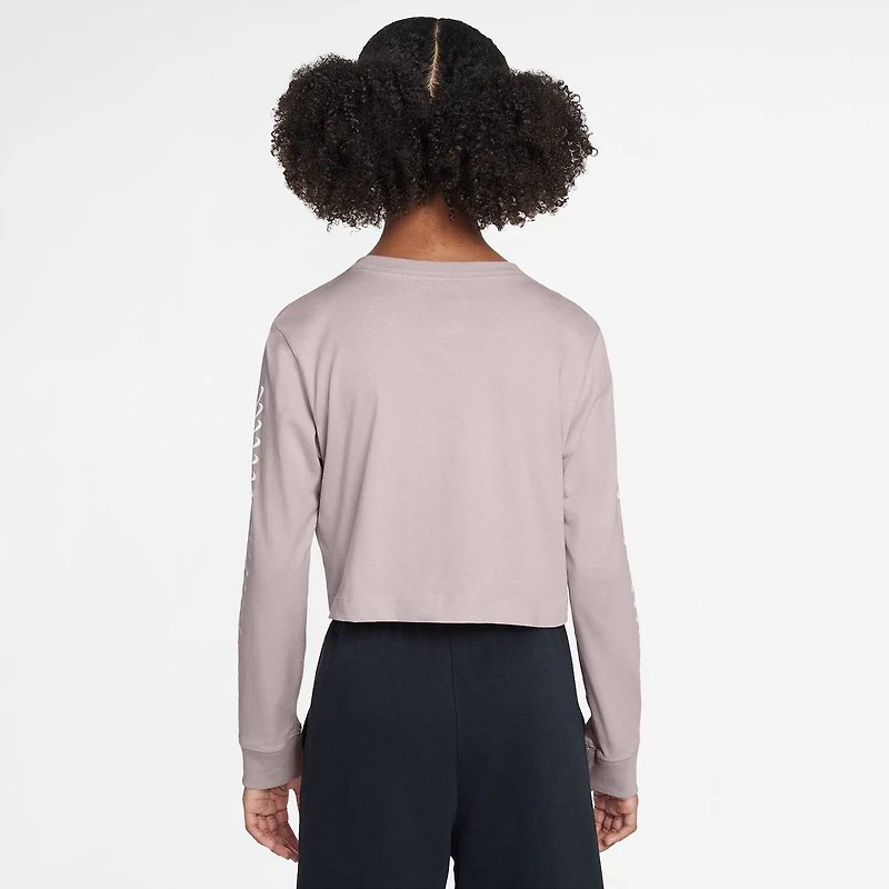 Nike Big Kid Girls Crew Neck Long Sleeve Active T-Shirt