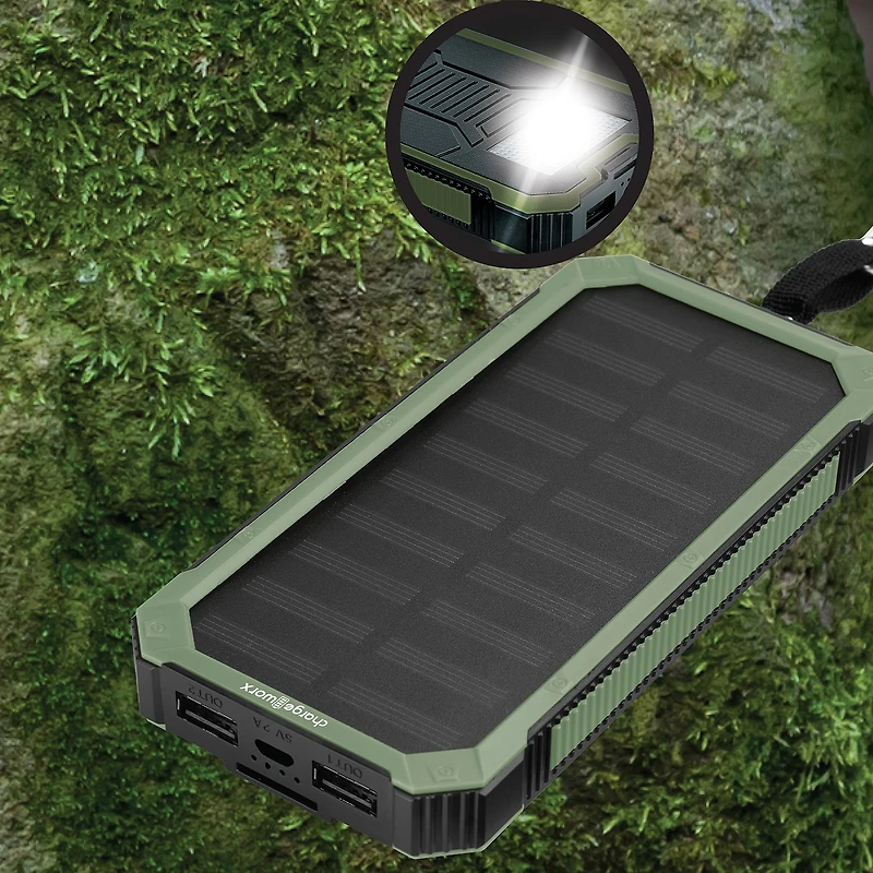 Chargeworx 15000mah Premium Solar Battery Pack