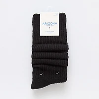Arizona Slouch Womens 1 Pair Crew Socks