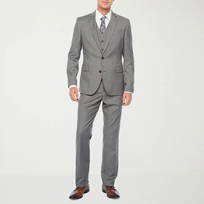 J. Ferrar Ultra Comfort Mens Stretch Fabric Slim Fit Suit Jacket