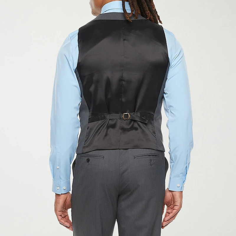 J. Ferrar Ultra Comfort Mens Slim Fit Suit Vest