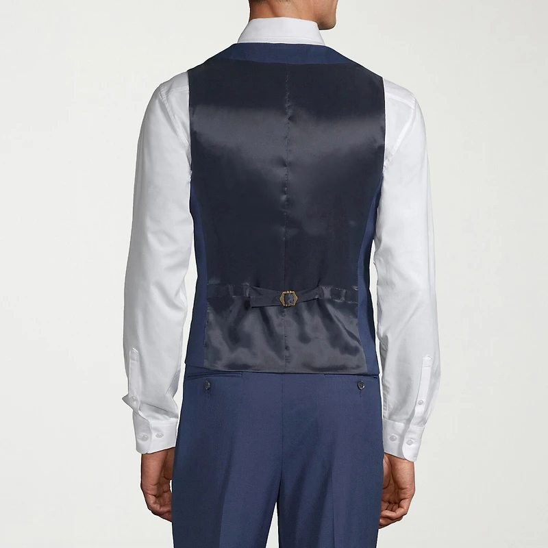 J. Ferrar Mens Regular Fit Big and Tall Suit Vest