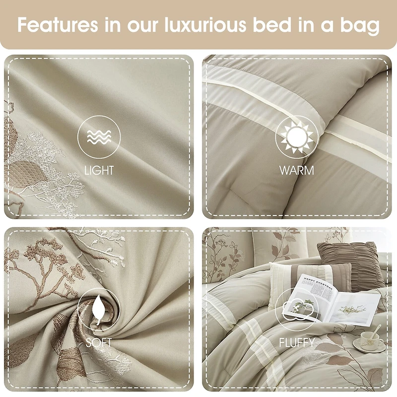 Stratford Park Clarissa 7-pc. Midweight Comforter Set
