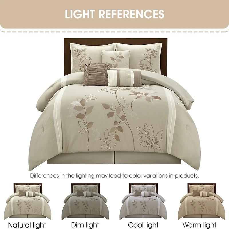 Stratford Park Clarissa 7-pc. Midweight Comforter Set