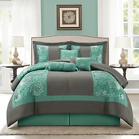 Stratford Park Emery 7-pc. Midweight Complete Bedding Set