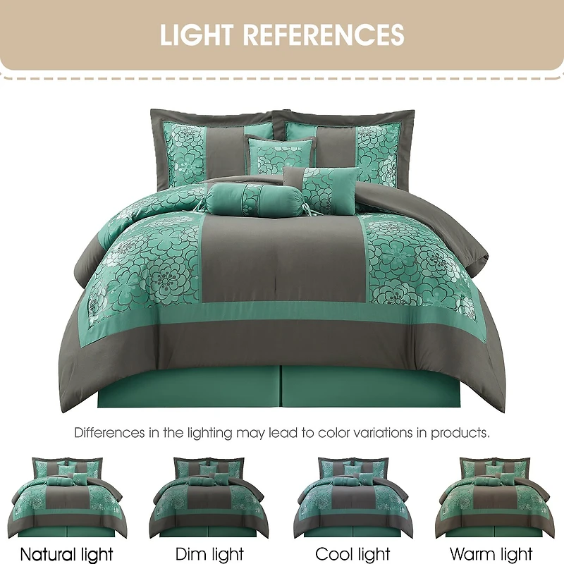 Stratford Park Emery 7-pc. Midweight Complete Bedding Set
