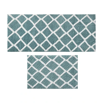 Madison Park Renu Reversible High Pile Tufted Bath Rug