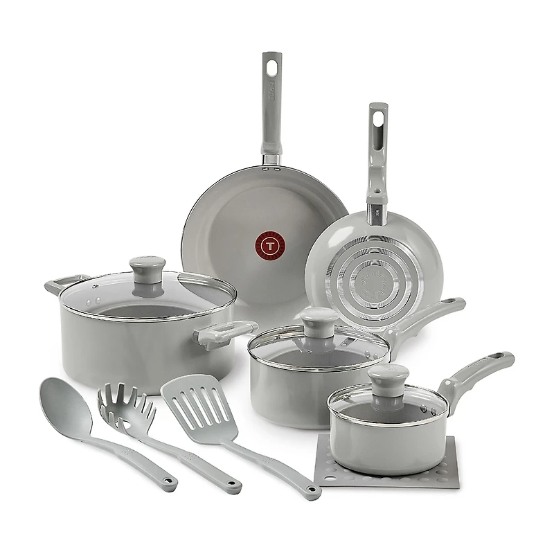 T-Fal 12-pc. Ceramic Non-Stick Cookware Set
