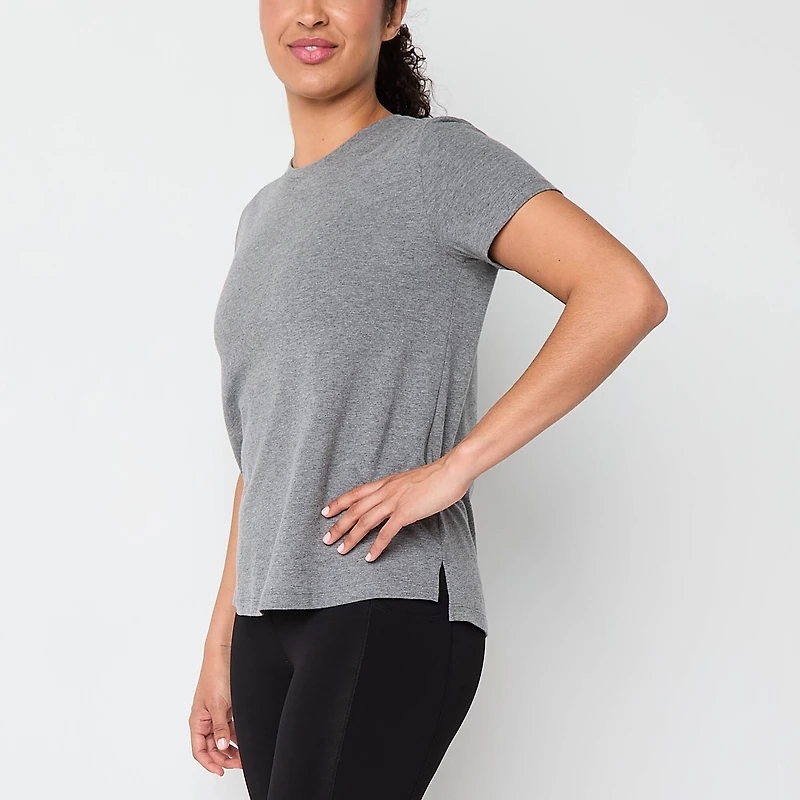 Xersion Womens 2 Pack Cotton Crew Neck Short Sleeve T-Shirt