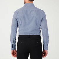 Report Collection Performance Mens Long Sleeve Modern Fit Wrinkle Free Button-Down Shirt