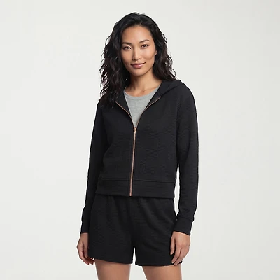 Skechers Womens Diamond Full-Zip Jacket - Cozy Fit