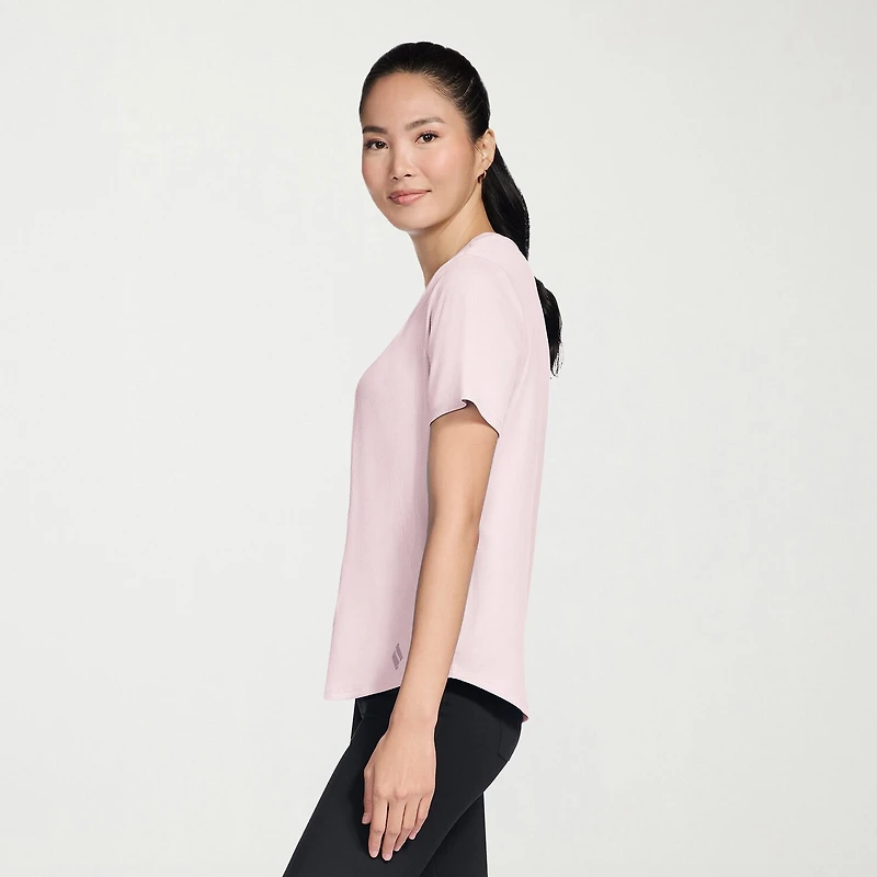 Skechers Womens Crew Neck Short Sleeve Quick Dry Active T-Shirt