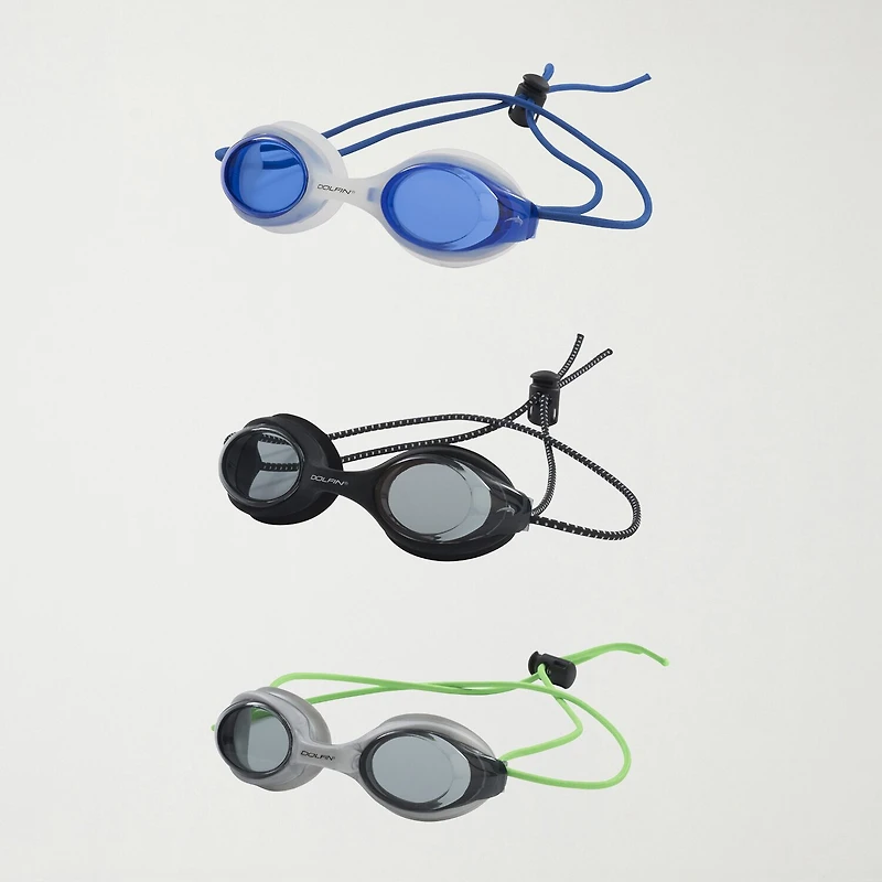 Dolfin Bungee Training Goggle 3-pc. Swim Goggles