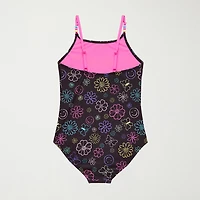 Thereabouts Little & Big Kid Girls Sleeveless One Piece Swimsuit