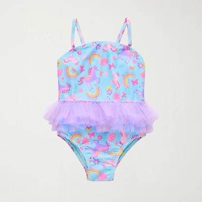 Okie Dokie Toddler & Little Girls Animal Sleeveless One Piece Swimsuit