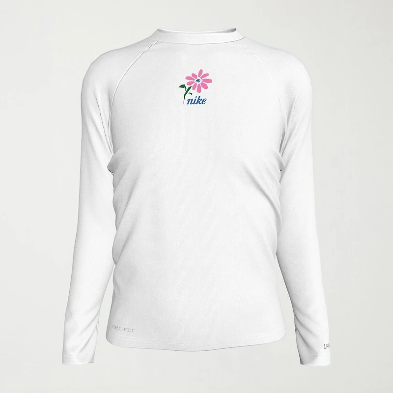 Nike Little & Big Kid Girls Long Sleeve One Piece Swimsuit