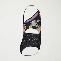 Roxy Big Kid Girls Floral Sleeveless One Piece Swimsuit