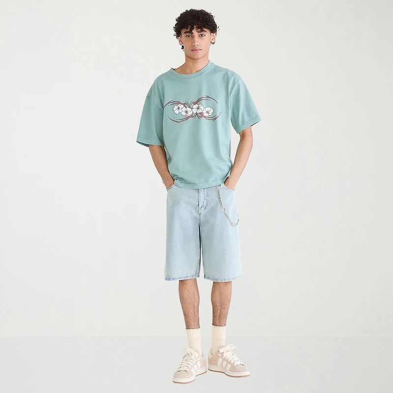 AEROPOSTALE Mens Crew Neck Short Sleeve Boxy Fit Graphic T-Shirt
