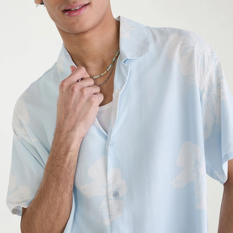 AEROPOSTALE Mens Short Sleeve Regular Fit Button-Down Shirt
