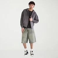 AEROPOSTALE Cloud Soft Graphic Mens Long Sleeve Fleece Zipper Hoodie