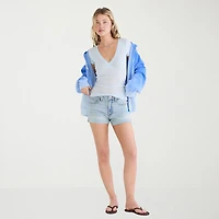 AEROPOSTALE Womens Juniors V Neck Short Sleeve T-Shirt